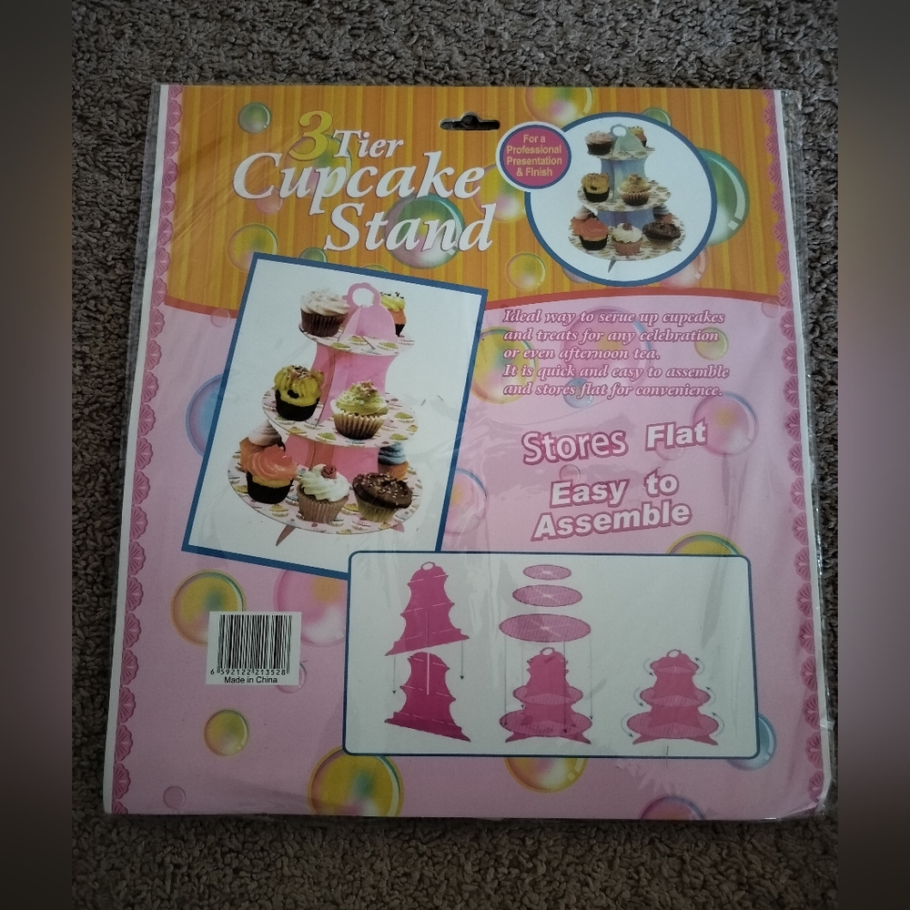 Cupcake stand holder decoration for birthday baby shark theme